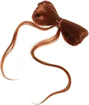 WOFASHPURET Ponytail Hair Extension Wig for Party Hair Styling Fake Hair Bow Alligator Clip Hair Extension for Women Girls