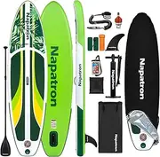 Napatron 10' Inflatable Paddle Board, 32'' Widened Design Paddle Board, Premium Paddleboard,sup Accessories, Sunscreen Cover, Fast Pump, Suitable Paddle Boards for Youth and Adults