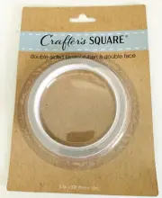 NEW Crafter's Square Double-Sided Tape. 0.3 in x 33 ft (8 mm x 10 m)