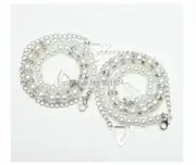 Bead Clips Metal Rhinestone Shoulder Strap Girdle Bra Straps Women Accessory 1pc
