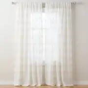 TOWN & COUNTRY BASICS Pax Semi-Sheer Stripe, Light Filtering Indoor Curtains ...