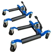 2PC 12" 680kg Hydraulic Wheel Dolly Go Jacks Vehicle Positioning Jack Car SUV