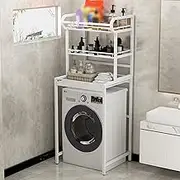 Washing Machine Storage Rack Toilet Bathroom Shelf Freestanding Over Toilet Storage Shelves 3-Tier Over Washing Machine Rack B,70 * 60 * 199CM