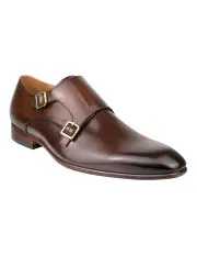 [Florsheim] Flicker Monk Strap Dress Shoe in Teak
