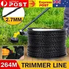 Traderight Trimmer Line Spiral Twist String 2.7MM x 264M Whipper Snipper Cord