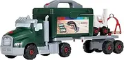 Theo Klein 8640 Bosch Screw Truck Play Set with Ixolino I Construction Toy with Tool, Forklift and Crane I Toy for Children from 3 Years
