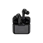 QT82 TWS Wireless Bluetooth Earphone V5.0 Touch Control EarBuds Stereo HD Talking IPX5 Waterproof for Sport - Black