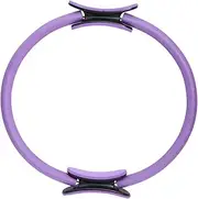 Happyyami 1pc Resistance Training Exercise Circle Exercise Fitness Circle Toning Ring Yoga Pilates Circle Thigh Pilates Ring Workout Exercise Fitness Ring Yoga Ring Purple Accessories Sports