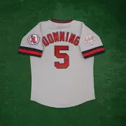 Brian Downing 1989 California Angels Men's Cooperstown Grey Road All Star Jersey