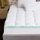 Airfresh 1000GSM Bamboo Mattress Topper Queen Size 5CM Gusset High Loft Breathab