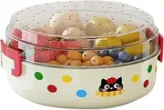 Party Platters and Trays, Snack Tray Organizer Platter with Lid, Coffee Table Accessories Food Storage Organizer, Snack Containers Storage Box with Drainage for Home Picnic