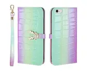 For iPhone 6 Plus/6S Plus Cover Wallet - Green