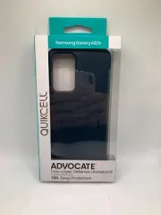 Samsung Galaxy A03s Phone Case Advocate Blue by Quikcell + Kickstand