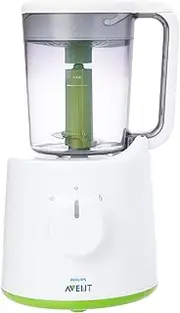 Philips Avent 2-In-1 Steamer Blender Healthy Baby Food Maker, SCF870/21