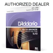 D'Addario EJ13 Acoustic Guitar Strings 80/20 Bronze Custom Light 11-52