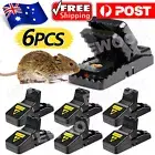 6*Plastic Mouse Traps Rat Capture Trap Reusable Mice Snare Catcher Rodent Indoor