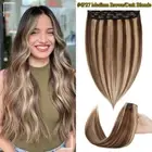 THICK One Piece Real Remy Human Hair Clip in Hair Extensions 3/4 Full Head 8-24"