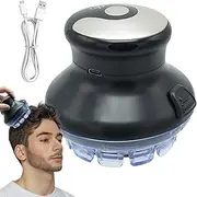 Electric Clipper, Swivel Trimmer for Men | Electric Trimmer Self Cutting Trimmer, Waterproof USB Rechargeable LED Display Clipper, Maintain Bald Male Haircut