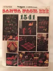 Vintage Vogue Craft Pattern 1541 Christmas Accessories