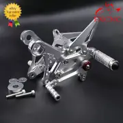 Silver For CFMOTO CF Moto XO-1 Papio 125 CNC Rearset Footrest Footpeg Foot Peg