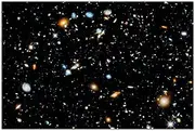 [QUNYAAE] Hubble Ultra Deep Field Space Telescope Poster Universe Planet Astronomy Wall Art Picture Print Canvas Painting Modern Room Aesthetic Boys Room Decor Poster 16x24inch(40x60cm)-Unframed
