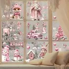 Christmas Snowman Christmas Window Stickers Removable Wall Decal Wall Sticker