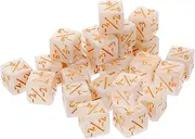 ERINGOGO 24Pcs Aesthetic Acrylic Dice for Table Games Educational Activities and Learning for Card Games and Creative Play