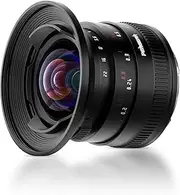 [PERGEAR] 12mm F2 II Wide-Angle Manual APS-C Focus Fixed Lens,230g,Clicked Aperture Design,Compatible with M4/3 Mount Camera Panasonic GX9 G100 GH5 GH5S GH6,Olympus E-PL9 E-M10IV OM-1II OM-5 E-PM2.ect