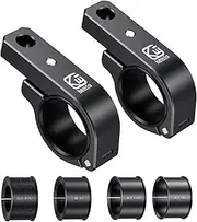 BRCOVAN Light Bar Mounts 2PCS, Aluminum Alloy Off-Road LED Light Mounting Bracket, Fit for Round Rails 0.75" / 0.875'' / 1" / 1.125'' /1.26" / 1.375'' in Diameter, for Motorcycle ATV UTV Boat Truck