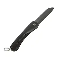 在飛比找Yahoo奇摩購物中心優惠-Artist精選 黑陶瓷折疊刀(陶瓷刀/水果刀)(MF052