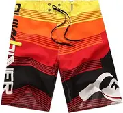 [Generic] Mens Beer Swim Trunks Men's Fashion Casual Printing Patchwork Beach Surfing Swimming Loose Short Pants 3XL Board Shorts for Men