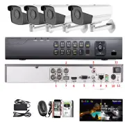 4CH All-in-1 H.265 1800TVL starlight full HD Security Camera System + free 2TB