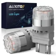 2pcs AUXITO 3157 LED Turn Signal Parking Light Blinker Corner Bulbs Yellow Amber (for: Audi)