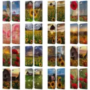 CELEBRATE LIFE GALLERY FLORALS LEATHER BOOK CASE FOR APPLE iPOD TOUCH MP3