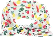 JOINPAYA Newborn Elastic Hair Bow Headband Fruit Print Hairband Soft and Durable Headwear for Photoshoots and