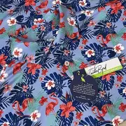 TailorByrd Golf Polo Short SS Flamingo Print Sz Medium Men NEW