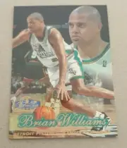 1997-98 Flair Showcase Brian Williams Row 2 Card - Detroit Pistons