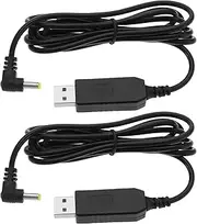 Be In Your Mind 2 Piece USB Charging Cable for Blood Pressure Monitor Compatible with Omron M2/M2 Basic/M2 Classic, USB Charging Cable, USB Cable, Power Supply