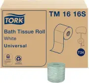 Tork Septic Safe Toilet Paper White, 2-ply, 500 Sheets per Roll, 96 Rolls