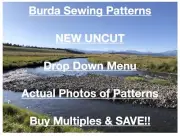 Burda ONLY Sewing Patterns New Uncut Pants Dresses Kids Baby Coat Jackets