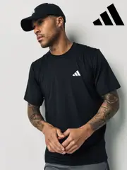 adidas Black Train Essentials Stretch Training T-Shirt (C07426) | $53