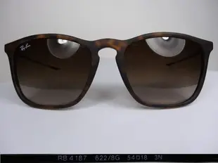 信義計劃 眼鏡 旭日公司貨 Ray Ban 4187 義大利製 雷朋太陽眼鏡 復古膠框金屬腳 sunglasses
