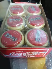 CocaCola SUPERS full box of 12 ,1998 black outlined , for the serious collectors