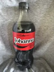 Share a Coke with Johanna 2025 Personalized Gift Coca Cola Bottle 20oz Zero