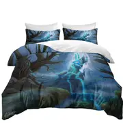 Magical Swamp Fantasy Art Quilt Cover
