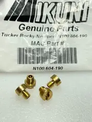 (1) GENUINE MIKUNI CARBURETOR N100 604 #190 MAIN JET 42-1741 .. FAST SHIPPING