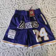KOBE BRYANT Los Angeles Lakers Jersey Basketball Shorts Men's Small