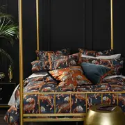 MM Linen Tigress Bed/Bedding Quilt Cover Set Cotton w/Pillowcase