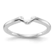 1.50ct. CZ Solid Real 14k White Gold Wedding Wedding Band Ring