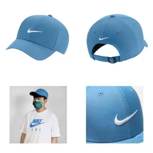 【NIKE 耐吉】帽子 Legacy91 男女款 天空藍 鴨舌帽 老帽 基本款 經典 高爾夫球帽 可調式(DH1640-469)
